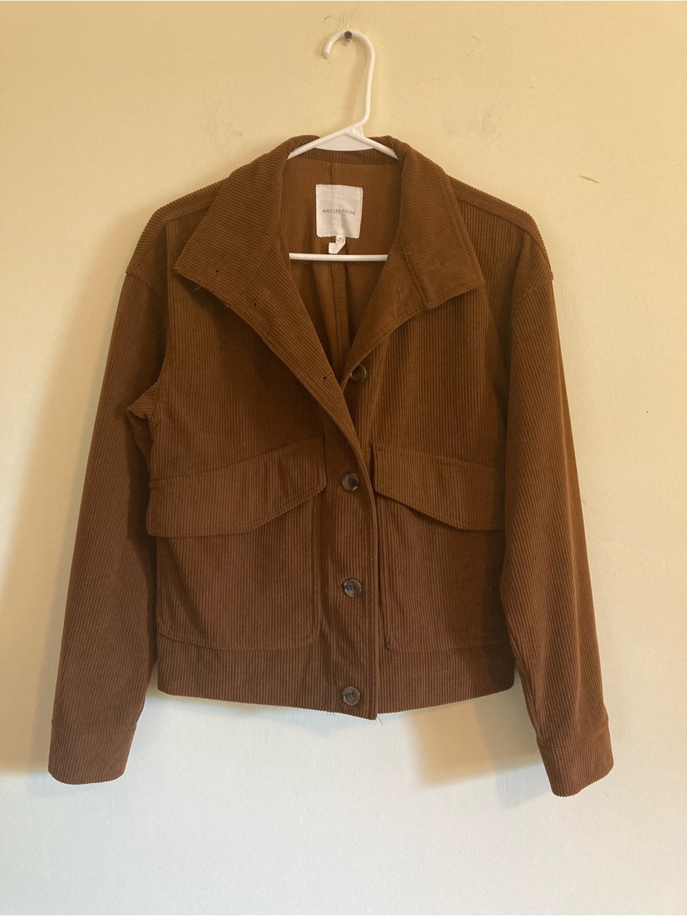 Avec Les Filles Brown Corduroy Jacket